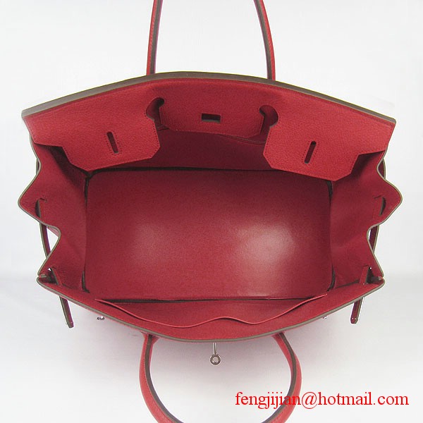 Hermes Birkin 40cm Togo Bag Red 6099